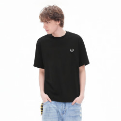 gxgjeans 【夏季热卖】 美式简约小标休闲宽松短袖T恤