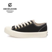 EXCELSIOR 羊羔绒厚底增高 运动帆布鞋