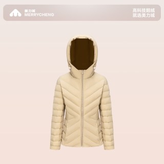 移动端：美力城 【自收纳短款】鹅绒羽绒服