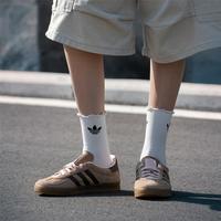 adidas 三叶草 GAZELLE INDOOR低帮男鞋女鞋耐磨户外日常出行运动鞋时尚休闲鞋