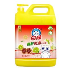 白猫 柠檬洗洁精 4kg