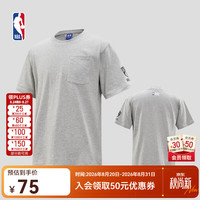 NBA -球队款圆领短袖男女运动夏季纯棉T恤上衣 篮网队 XL