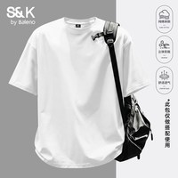 班尼路 S&K系列 纯棉圆领长袖T恤