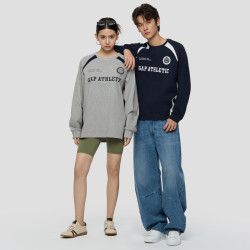 Gap 【早秋新款】logo棉质长袖T恤 854726