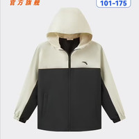 安踏 26年秋季新品!四防拼色连帽梭织儿童外套 175cm 多色可选!