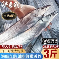 移动端：鲜喜利 舟山带鱼整条海鲜东海水产新鲜鲜活冷冻小眼海钓油带鱼非刀鱼整箱