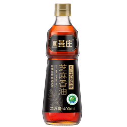燕庄 0反式脂肪酸芝麻香油400ml