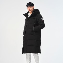 坦博尔 冬季长款过膝户外加厚滑雪鹅绒羽绒服2023男女同款冬装