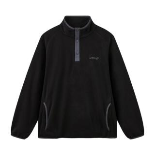 李宁 男子加绒保暖套头卫衣 黑色 2XL