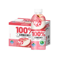 活力李子园 100%白桃复合果汁 500ml*12瓶