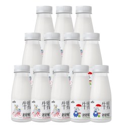 皇氏乳业 秒秒鲜牛乳180ml*12瓶低温水牛奶配方