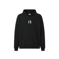 CHINISM CH赤尘 经典简约logo印花连帽卫衣（偏宽松，建议拍小一码）