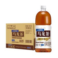 88VIP：三得利 无糖原味/茉莉乌龙茶饮料整箱大瓶畅饮1250ml*6瓶