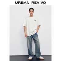 UR UR 2026夏季男装萌宠刺绣圆领短袖T恤 UUV460115