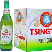 青岛啤酒 出口纯生双狮版 500ml*24罐 啤酒
