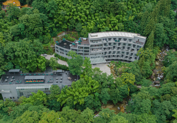 黄山水松石山房酒店 伴溪大床房1晚