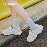 斯凯奇 小白熊|秋季女子复古老爹鞋海军蓝运动厚底百搭时尚休闲鞋