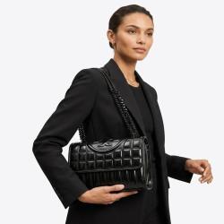 TORY BURCH 黑色斜挎包