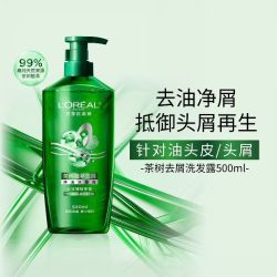 巴黎欧莱雅 茶树去屑洗发露 500ml