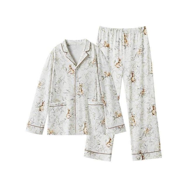 嫚熙 夏季孕妇纯棉月子服睡衣春秋产后哺乳怀孕期产妇待产家居服
