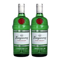 88VIP：Tanqueray 英国原装添加利伦敦干味金酒杜松子酒750ml*2瓶特调洋酒