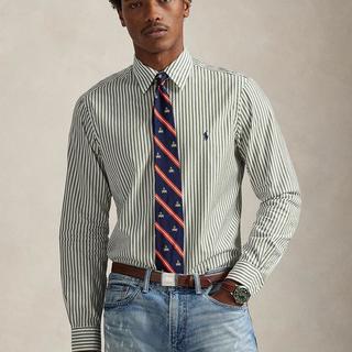 RALPH LAUREN 拉夫劳伦 经典条纹宽幅衬衫 男士POLO衫