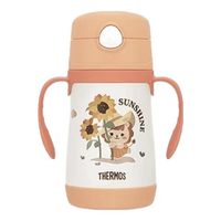 THERMOS 膳魔师 橙色儿童吸管保温杯 305ml （含备用吸管）