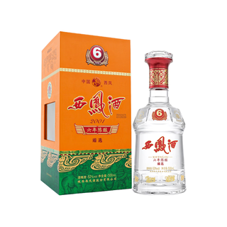 西凤酒 六年陈酿 52度 凤香型白酒 500ml