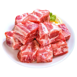 青青小厨 国产免切猪排骨块 净重2kg