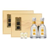今世缘 国缘淡雅 42度 500ml*2瓶*2盒 白酒礼盒