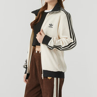 adidas 滔搏丨adidas阿迪达斯三叶草男女复古华夫格健身夹克外套JW0109