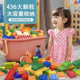 布鲁奇 大颗粒拼装模型积木玩具
