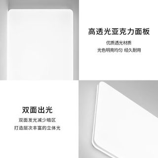 雷士 四室一厅-全屋护眼 三防卧室灯 吸顶灯