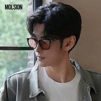 88VIP：MOLSION 张凌赫同款陌森魔方镜男女墨镜防晒防紫外线男女方框太阳镜MS3131