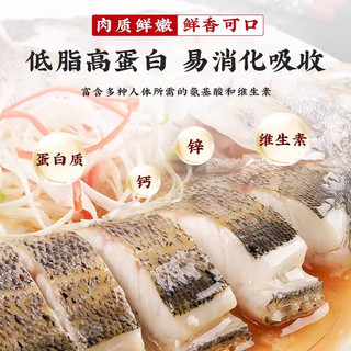 鲜京采 三去白蕉海鲈鱼 3条装 袋装