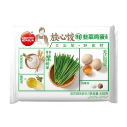 思念 放心饺韭菜鸡蛋水饺480g