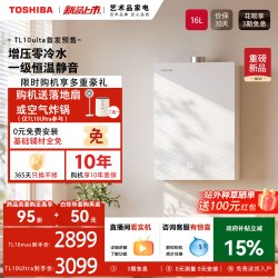 东芝 JSQ30-TL10 一级静音水伺服 16L 天然气燃气热水器