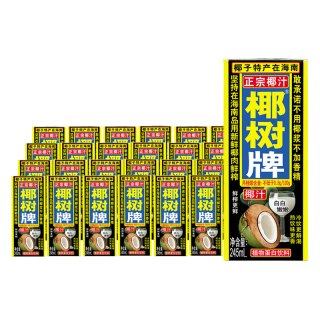 椰树 植物蛋白椰汁正宗椰树牌245ML*24盒/箱椰汁饮料海南特产