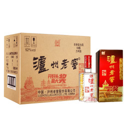 泸州老窖 六年窖头曲52度白酒 500ml*6瓶宴请节日送礼