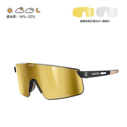 powster 蔡司骑行眼镜公路车登山防风沙马拉松专业跑步近视护目镜