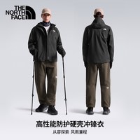 北面 冲锋衣男款黑武士Antora26秋冬外套户外硬壳登山服防风上衣