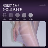XNSW萱妮丝「若璃」系列1D极光袜薰衣草紫纯欲性感无缝裆连裤袜