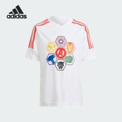 adidas 儿童印花运动休闲短袖T恤