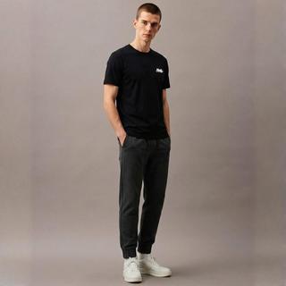 ZARA 夏季男式圆领正肩潮流纯色印花字母短袖T恤