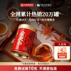 川红 拍1发2 川红茶业工夫红茶四川特产橘糖香型红茶叶共300g