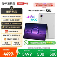 联想 拯救者Y700无极新款8.4英寸OLED屏Pad全网通5G可插卡小平板电脑OLED屏12+256G冰魄白