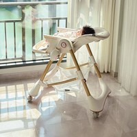 移动端：karmababy armababy 卡曼宝宝餐桌椅婴幼儿吃饭家用儿童可折叠多功能座椅成长坐椅