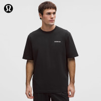 lululemon 丨Heavyweight男士短袖T恤*文字徽标 速干芯吸 LM3GDCS 黑色 M