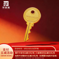 华姿金 足金9999金片金钥匙黄金实心投资收藏情侣七夕送礼 金钥匙 10g