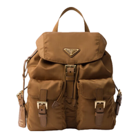 PRADA Re-Nylon 女士双肩包 白兰地色 小号